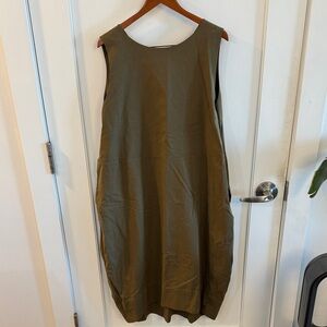 Rye Olive Midi Dress